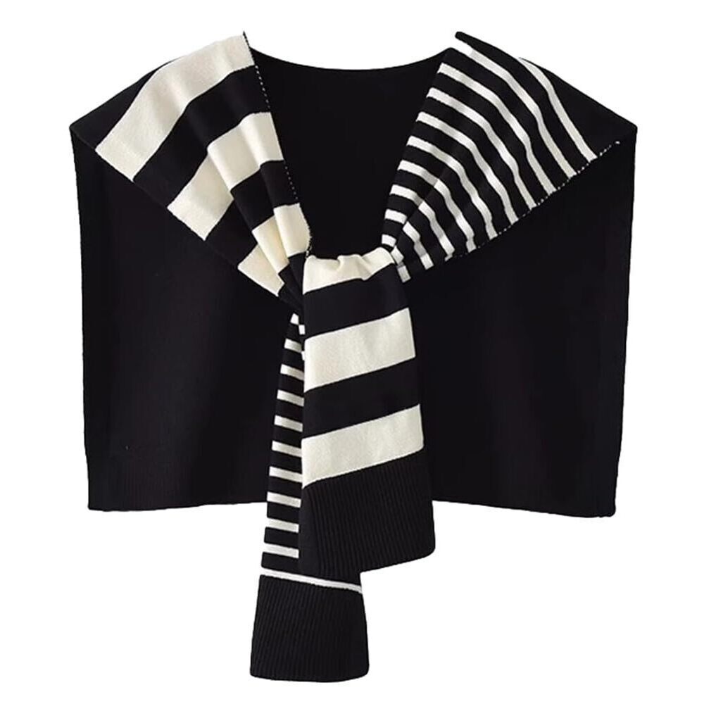 3489 Sweater Shawl Wraps For Women Sweater Shawl Knitted Scarf Casual Cardigan
